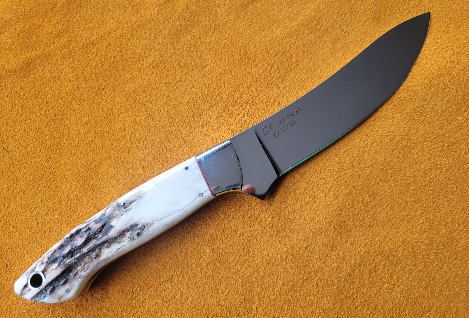 154CM, Sambar, Semi-Skinner Knife