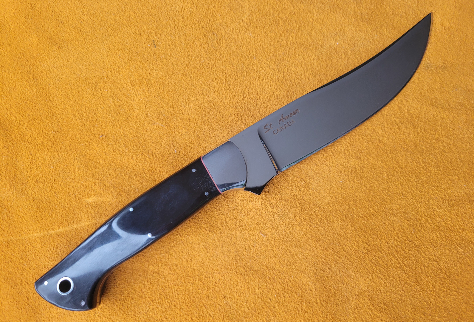 154CM, Water Buffalo, Clip Point Knife
