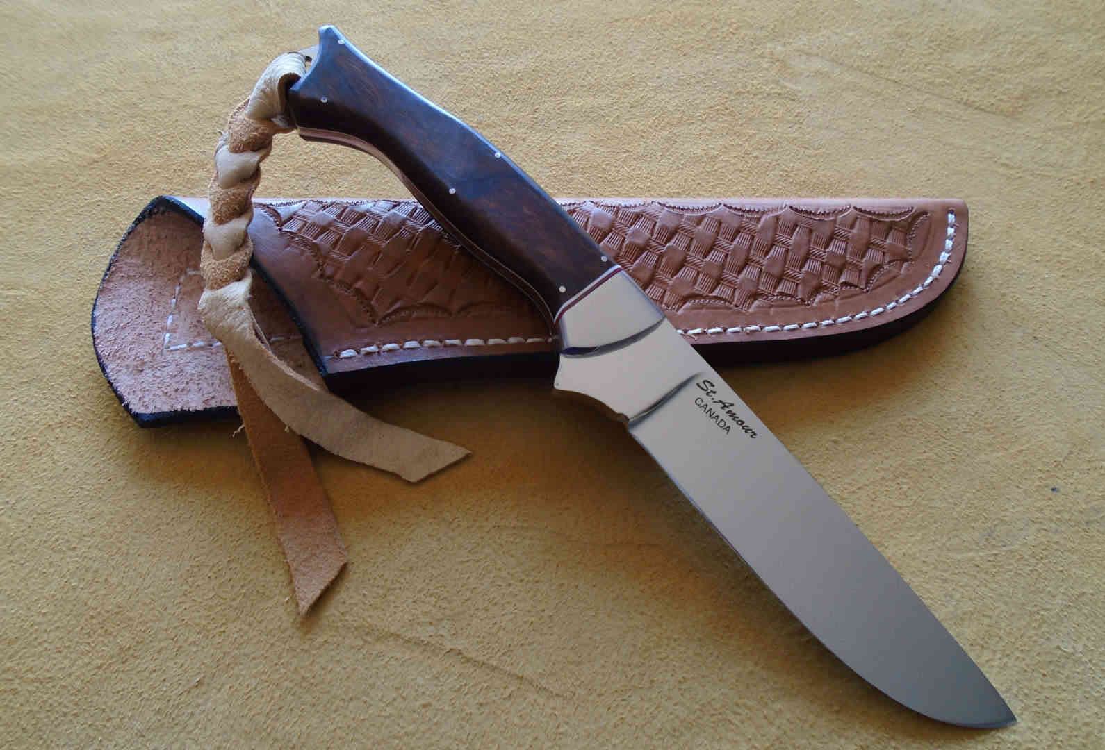 CPM-154, Desert Ironwood, Drop Point Knife