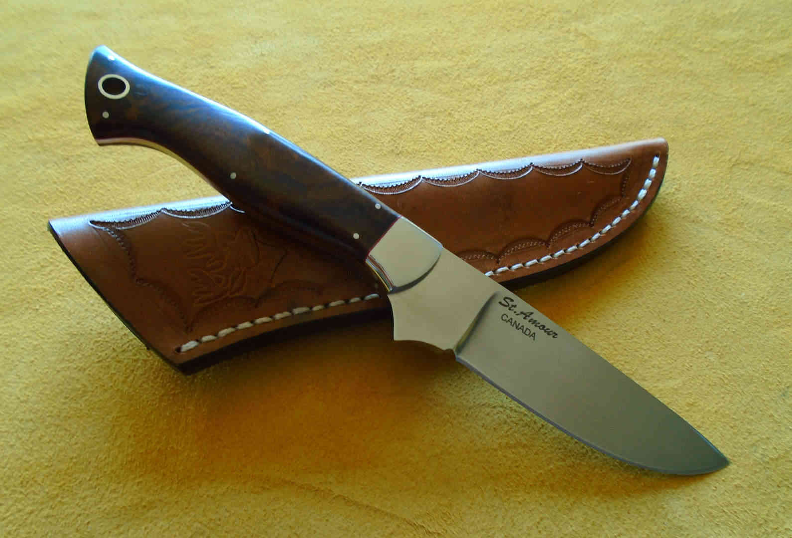 CPM-154, Desert Ironwood, Drop Point Knife